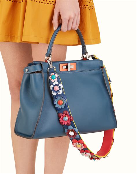 fendi flower strap|fendi straps for handbags.